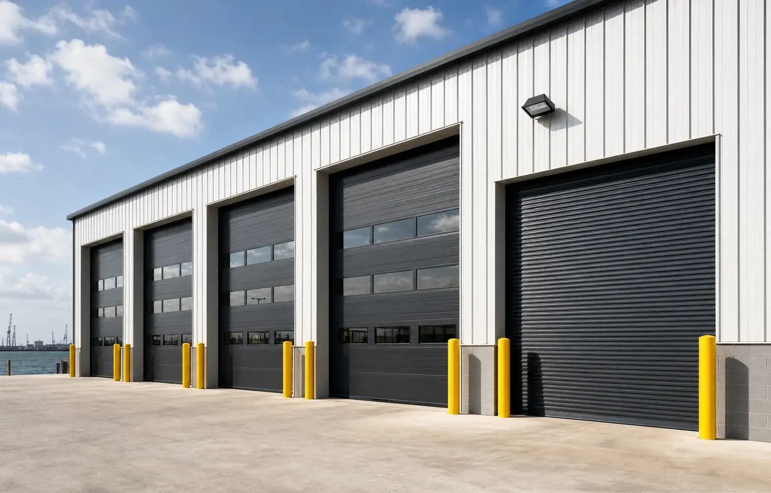 Commercial garage doors and overhead door systems